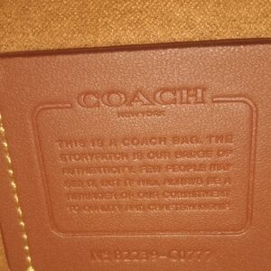 Coach Tan Leather Bag